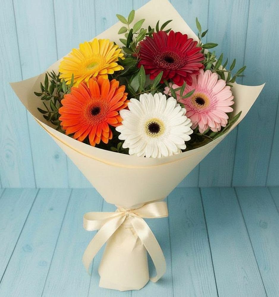 Букет цветов из: Герберы в Черемушки
