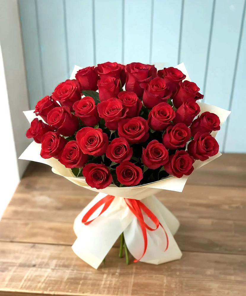 Букет 29 Красных роз в Черемушки