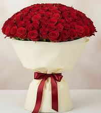 Букет 101 Красная роза Милано в Черемушки