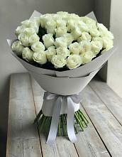 Букет 35 Белых роз в Черемушки