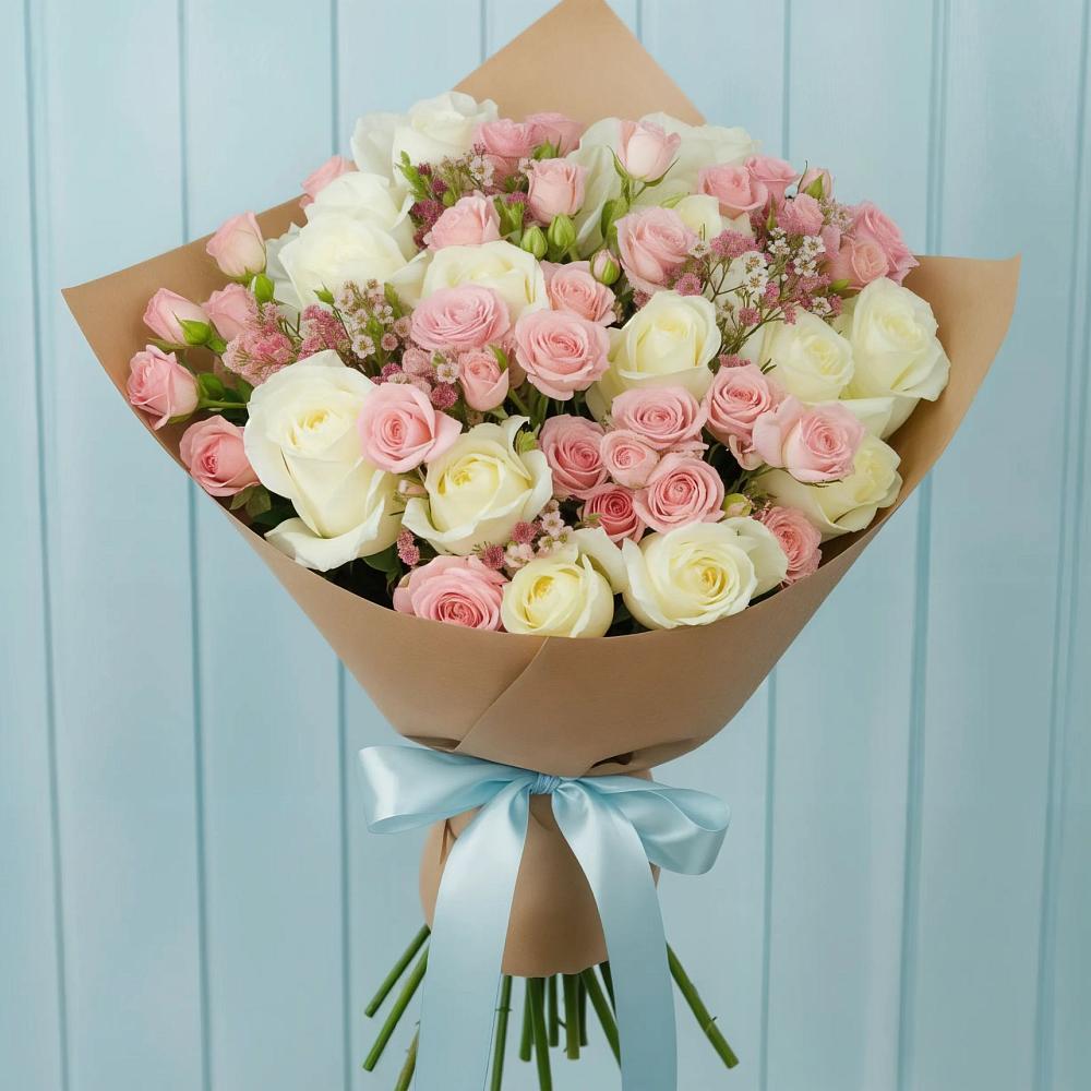 Букет цветов из: Розы в Черемушки