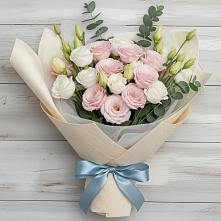 Букет цветов из:  Лизиантусы в Черемушки