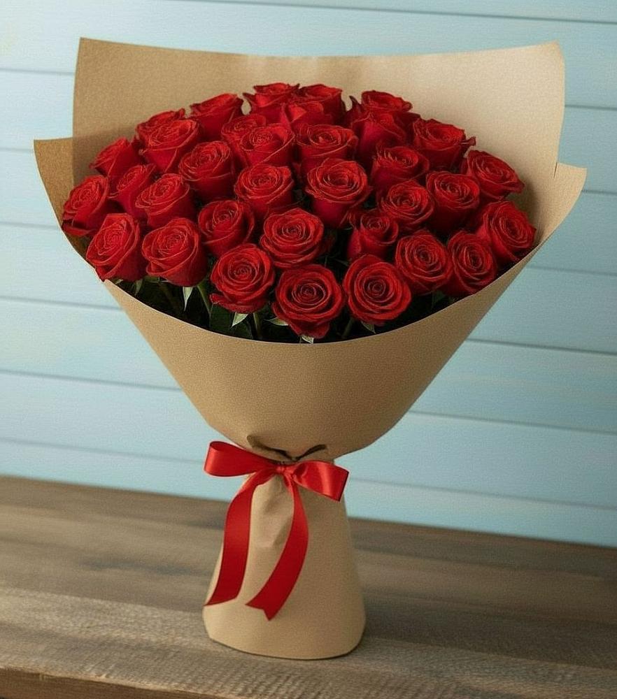 Букет Красные розы Милано в Черемушки