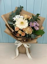 Букет цветов из:  Герберы и Хризантемы #REPLACE_PRED# Черемушки