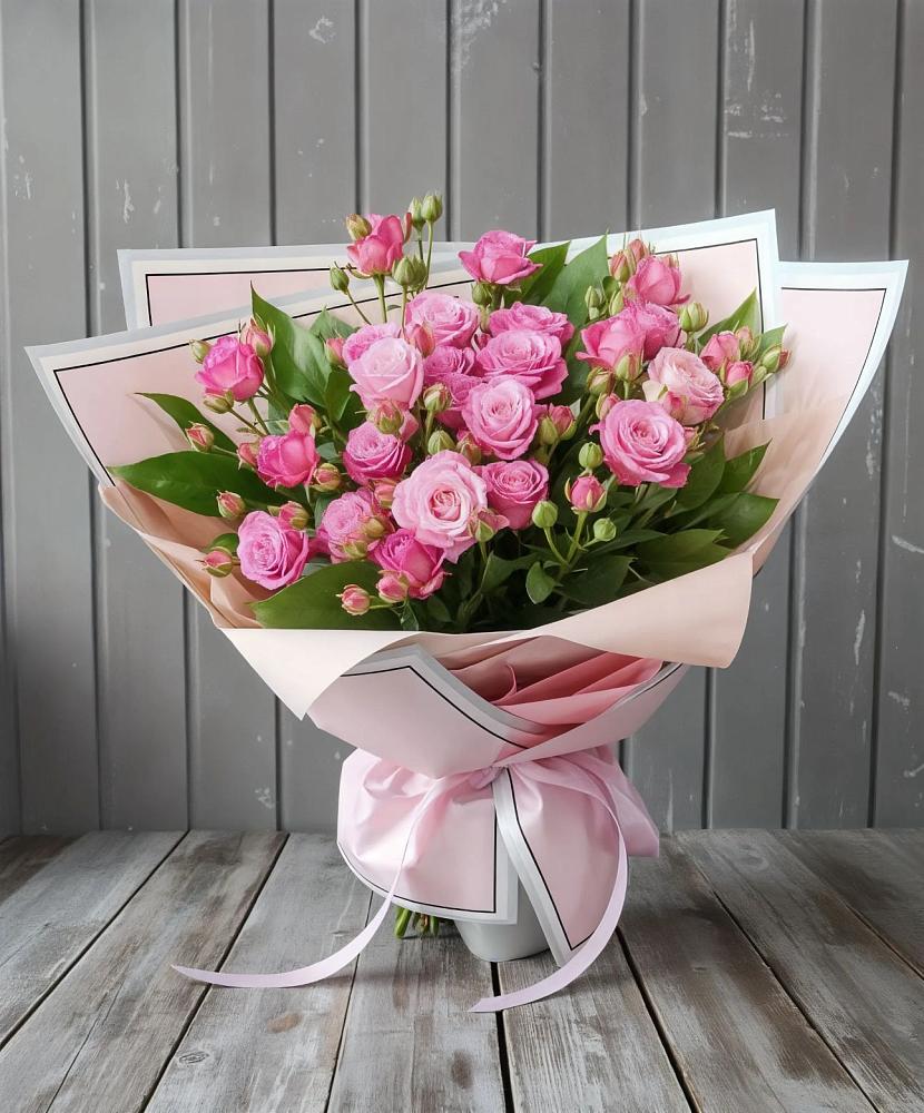 Букет Розовый кустик в Черемушки