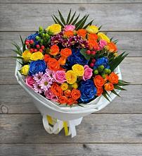 Букет цветов из:  Розы и Хризантемы в Черемушки