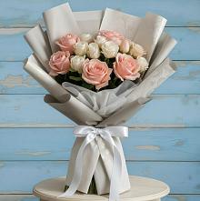 Букет цветов из:  Розы #REPLACE_PRED# Черемушки