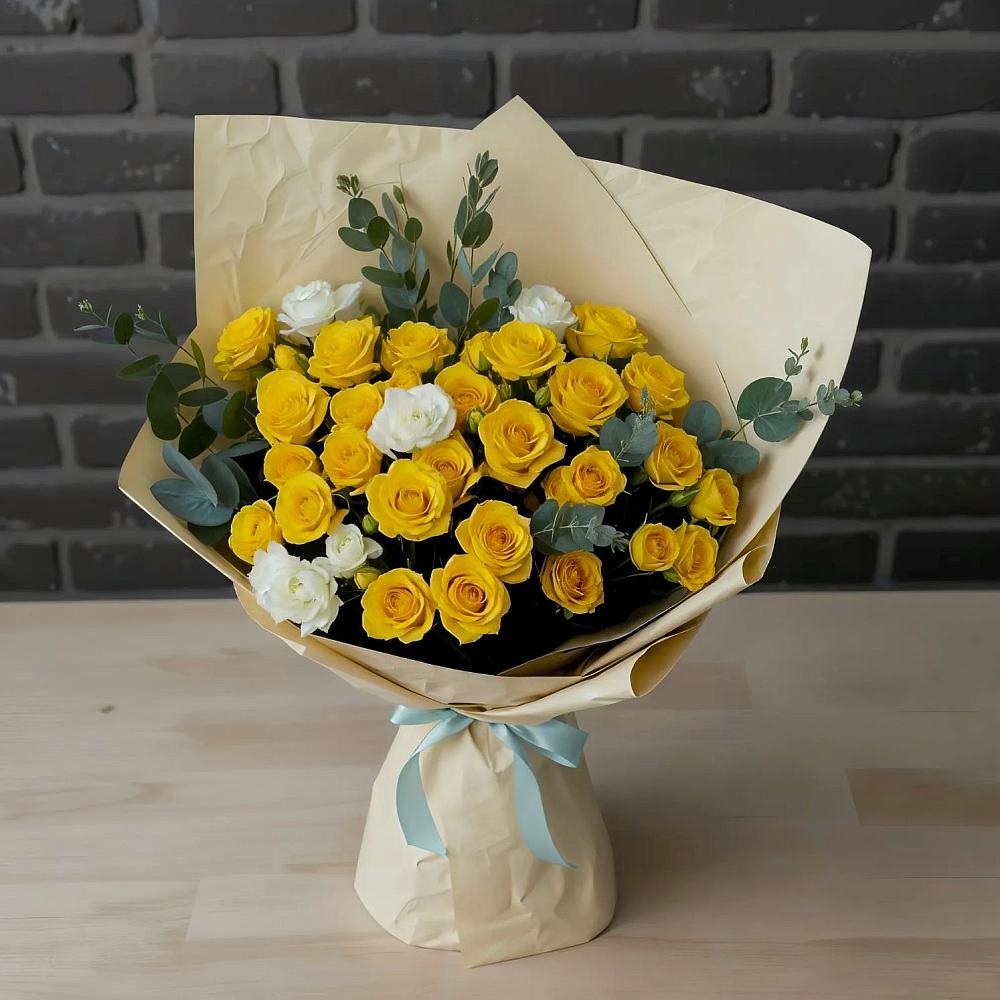 Букет цветов из: Розы в Черемушки