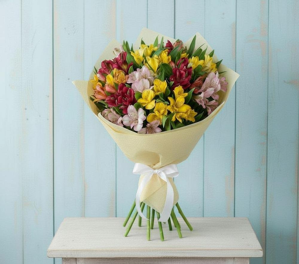 Букет цветов из: Альстромерии в Черемушки