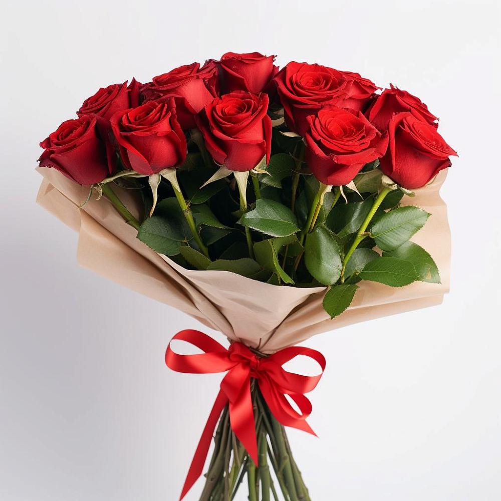 Букет 11 Красных роз Эдлесс Лав в Черемушки